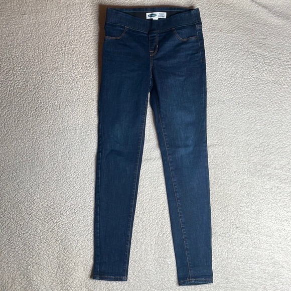 Old Navy Rockstar Denim Jeans Sculpture Size 2 Stretchy Pull Up Jeggings - Picture 8 of 8